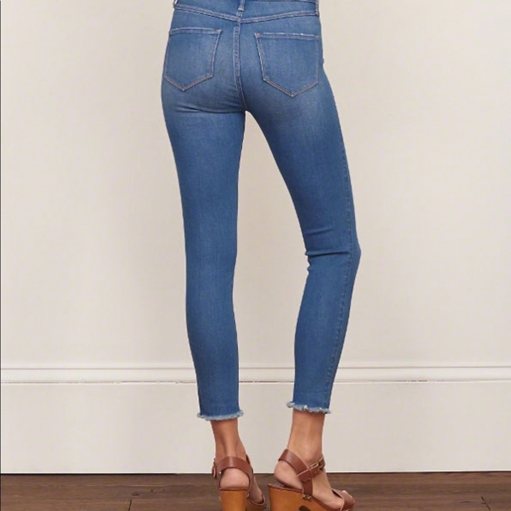 Abercrombie High Rise Ankle Jean